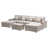 100 % lin beige est en rupture de stock