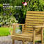 Chaise berçante en bois Kwang