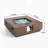Square Concrete Propane Smokeless Fire Pit Table
