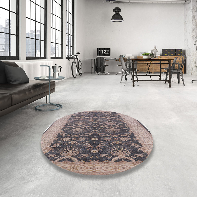 Pegfair Oriental Indoor Rug, Round 4'