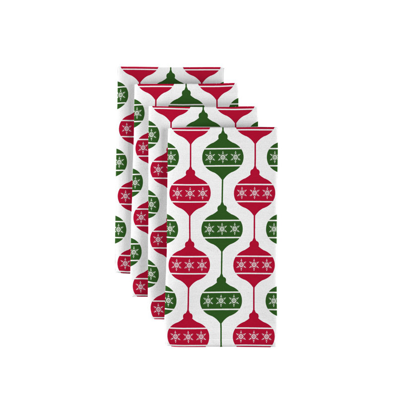 Polyester Geometric Square Napkin