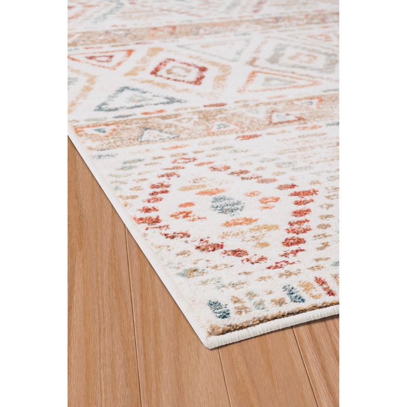 Tapis crème Randolph, Rectangle 5 pi 3 po x 7 pi 2 po