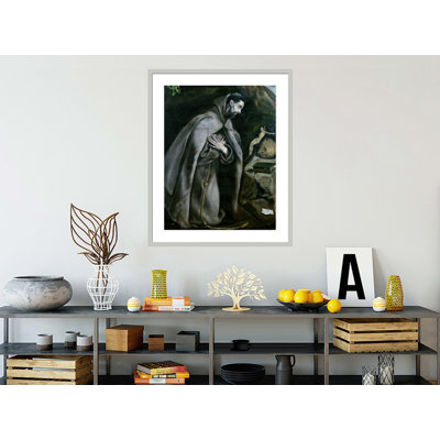 St. Francis of Assisi by El Greco -Framed Giclee Print