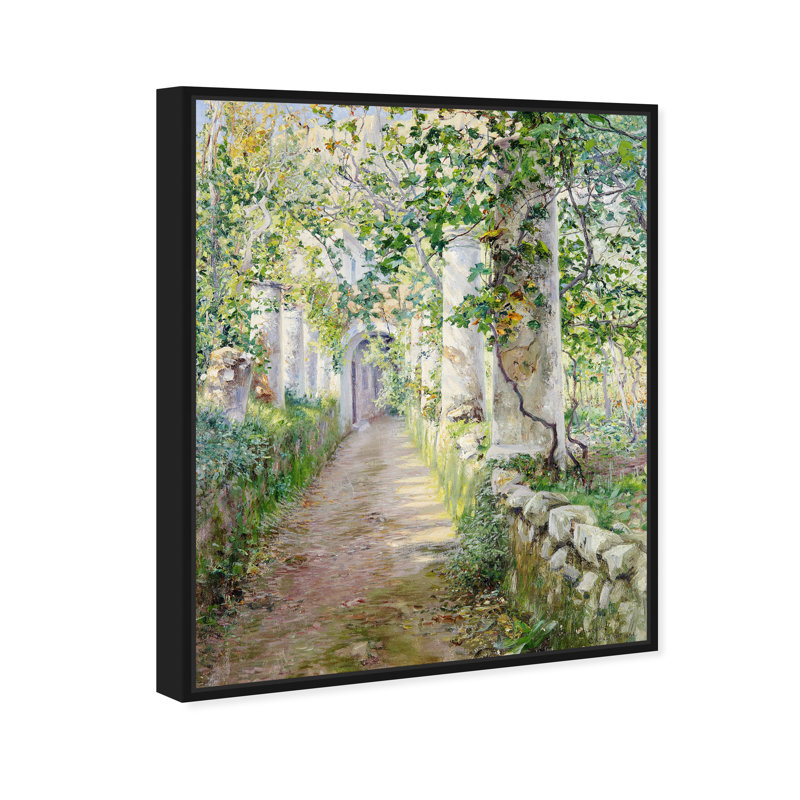 Lantgard Capri - Peinture, Toile encadrée noire, H 24 po x l 20 po