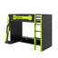 Lit mezzanine simple avec bureau et lumière RVB-75695548