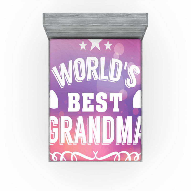 Drap-housse Ambesonne Grandma, California King Fitted Sheet