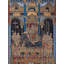 Grande peinture encadrée de 60 po Tanjore 60 po - Procession du Raja avec feuille d'or 24 carats - Art mural indien traditionnel pour le salon et l'entrée