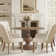 Lexi 46” Round Dining Table with Pedestal Base