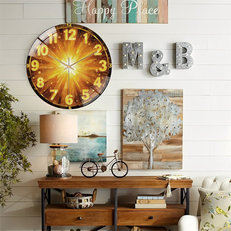Horloge murale 12 po