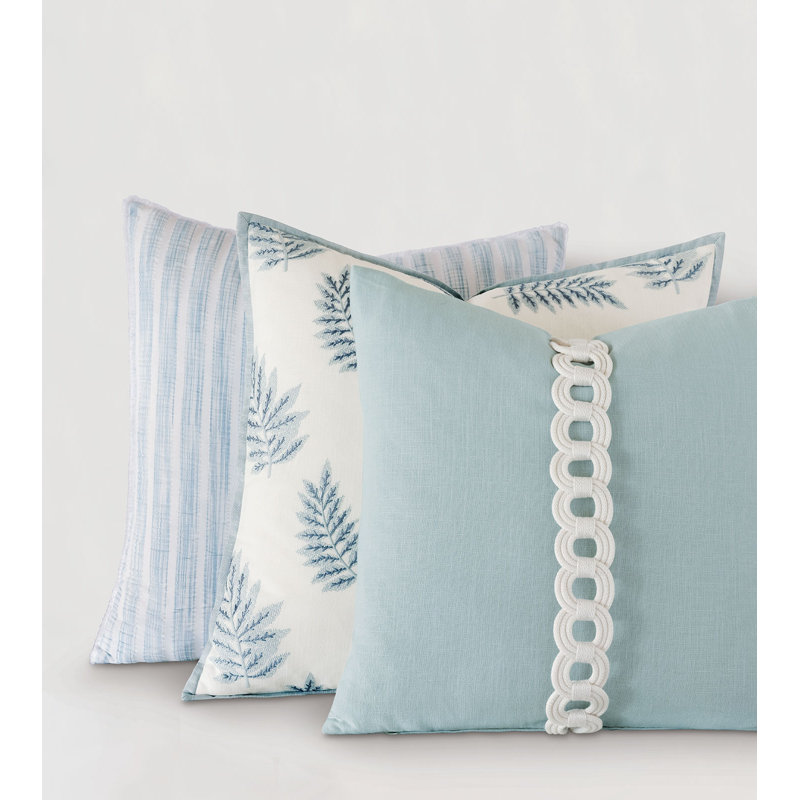 Nerida Linen Square Pillow Cover & Insert