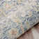 Floral Blue Handmade Traditional Natural Wool Indoor Area Rug