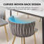 Chaise d'appoint rembourrée en velours Evanni-316044271-333893689