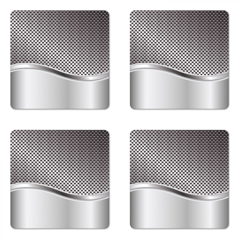 Square 4 Piece Coaster Set