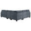 4-Piece Upholstered Sectional Sofa-1162228874