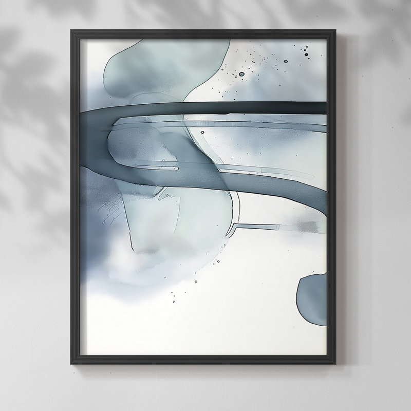 "ABSTRACT Series DCCXL" par J Paul, Noir, noir, noir, noir, H 21 po x l 17 po