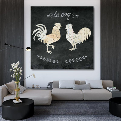 Rosalind Wheeler Prahl, Courtney Gallery Wrapped Canvas Art Titled: Le Coq Cameo Sq
