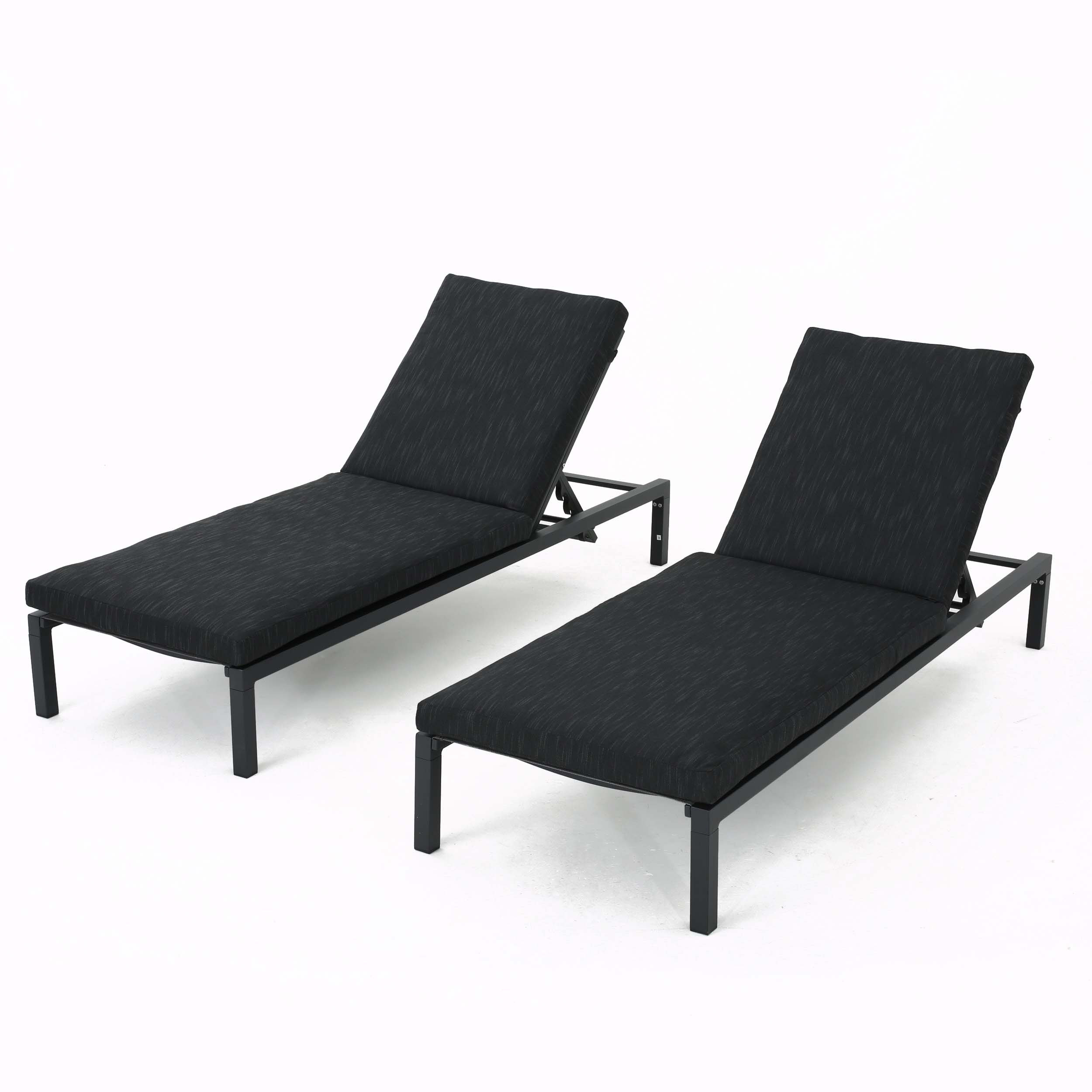 Altje 28.25'' Outdoor Aluminum Chaise Lounge Set