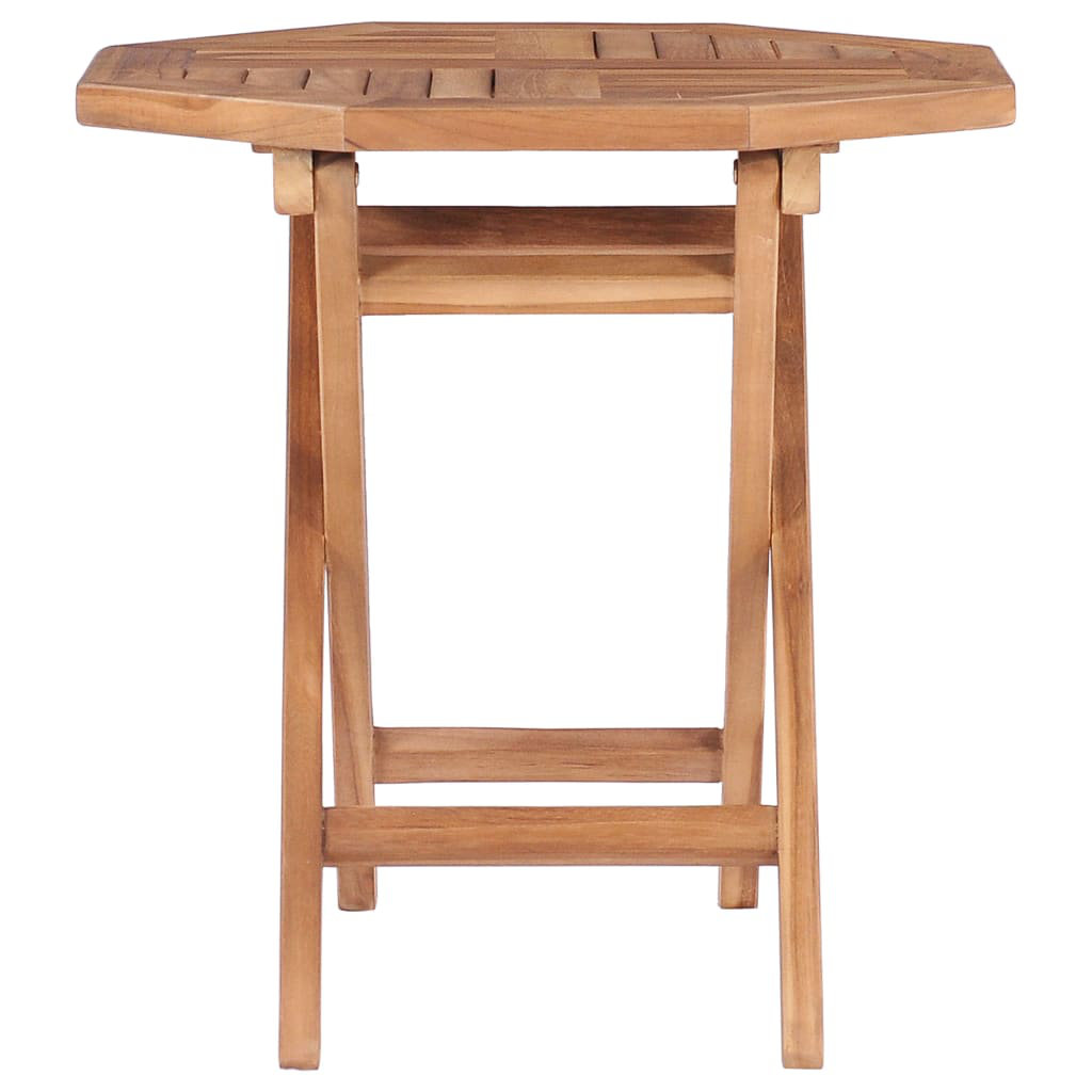 Boeld Square Teak Folding Outdoor Bistro Table , 45cm cm W 45cm cm D