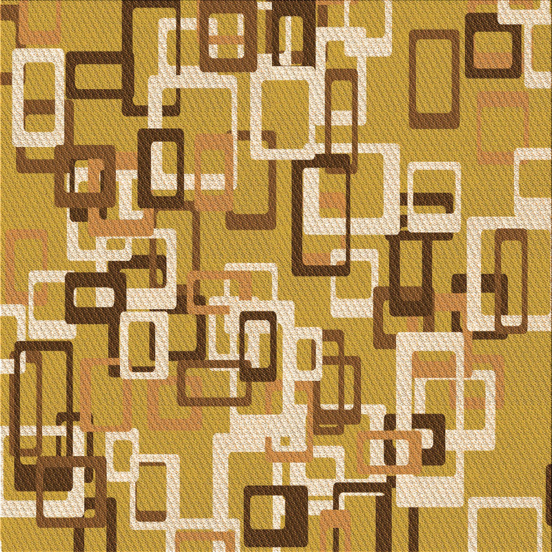 Geometric Indoor Rug, Square 7'
