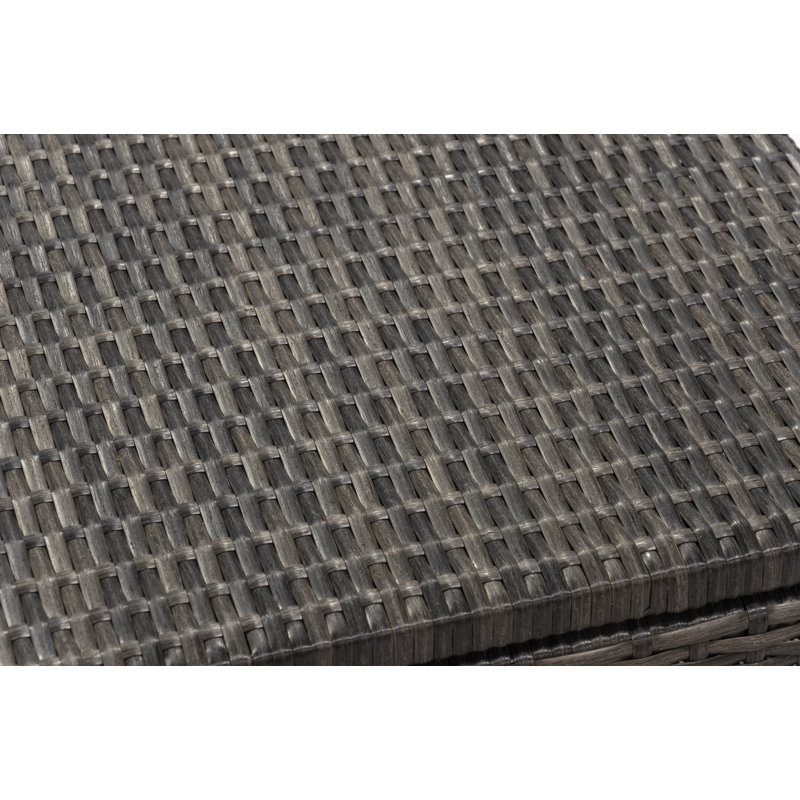Jackson 38" Brown Wicker Deck Storage Box