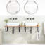 Bathroom Vanity Top 140X50x2 Cm Solid Wood Acacia-1010352404