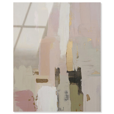 «Misty Pink Dawn II», reproduction d'art acrylique sur toile par Art Remedy