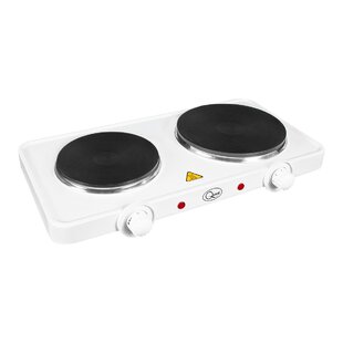 Buy Cookworks 2500W Table Top Double Hotplate Hob, Camping stoves and  cookers