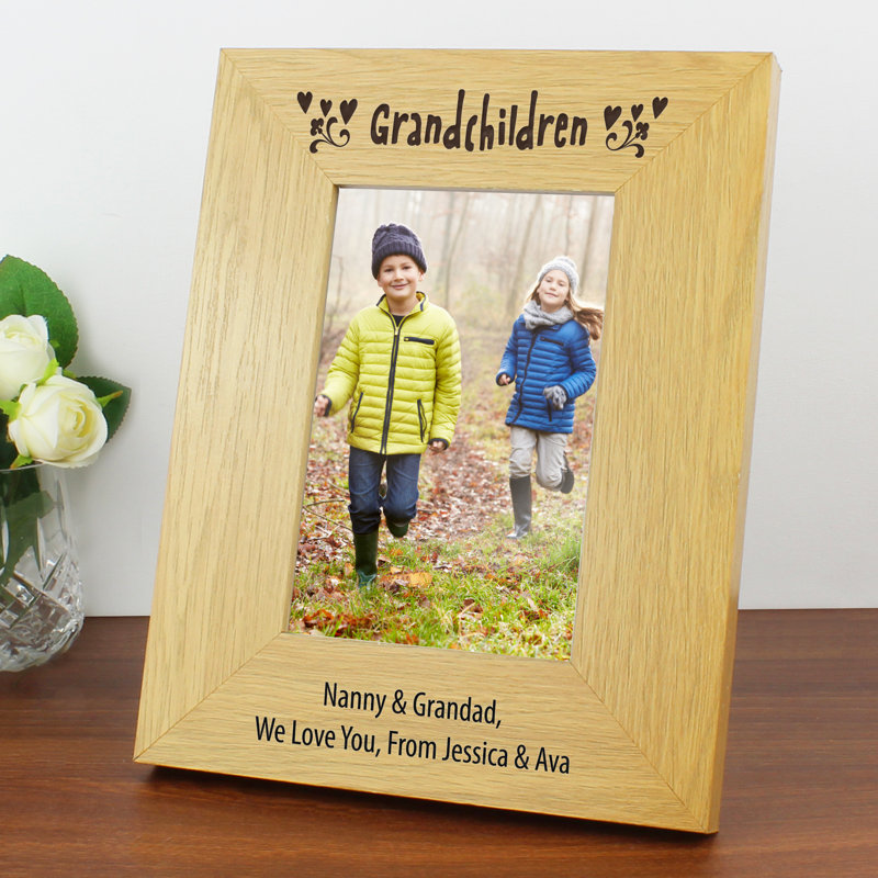Agir Brown Wood Picture Frame, Yes