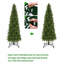 6ft Green Lighted Artificial Fir Christmas Tree