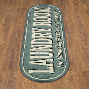 ABREEZE Laundry Room Rug 20x59 Load of Fun Rug Floor Mat for Washroom  Mudroom Rubber Runner Farmhouse Large Laundry Rug Mat Washer and Dryer  Carpet Black Laundry Room Decor and Accessories