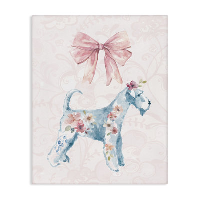 «Pastel Dog Glam», toile par Carol Robinson