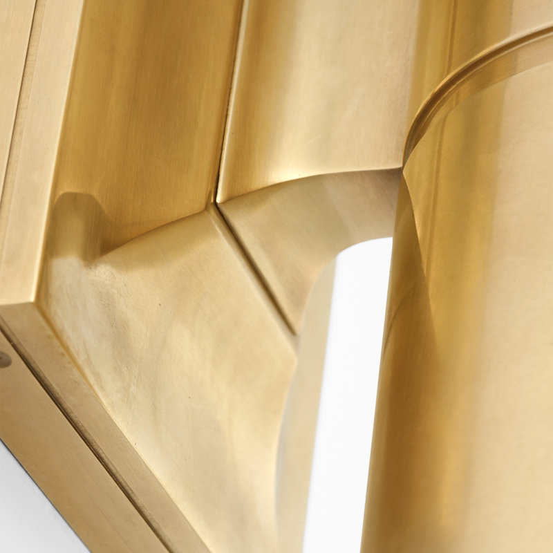 Provo 2 - Light LED Outdoor Armed Sconce, 20" H x 4.5" W x 5.75" D, Polished Nickel, Polished Nickel