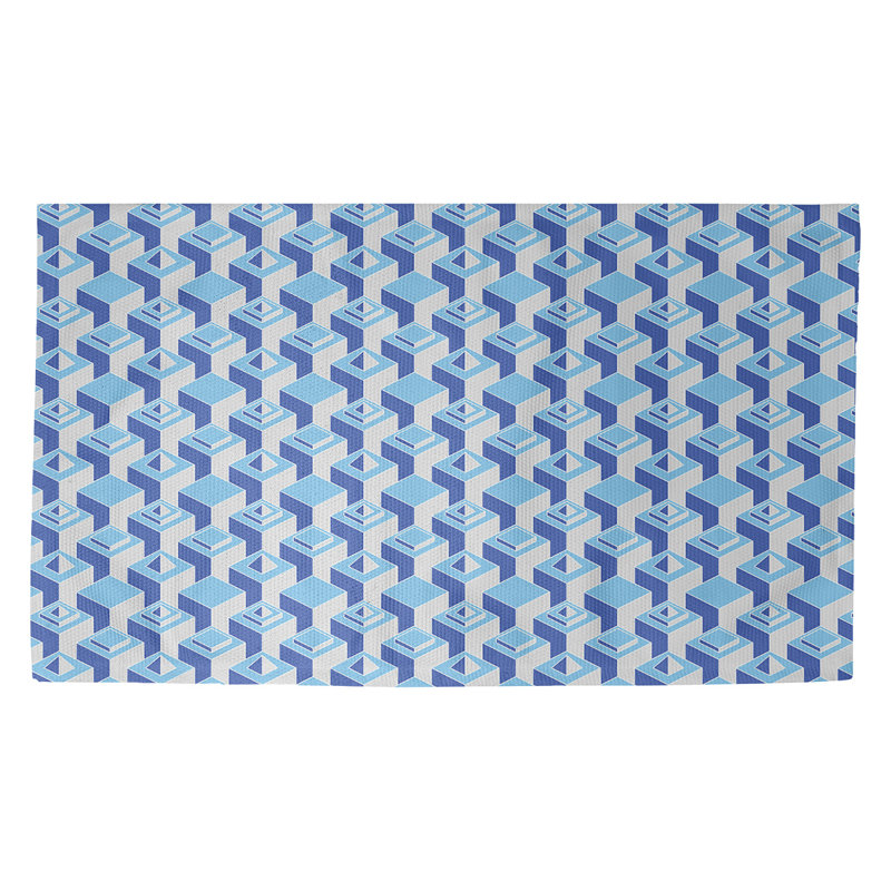 Jordao Geometric Indoor Rug, Rectangle 5' x 7'