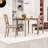 Space-Saving Extendable Dining Set – Foldable Drop Leaf Table with 2 Upholstered Chairs-903012613