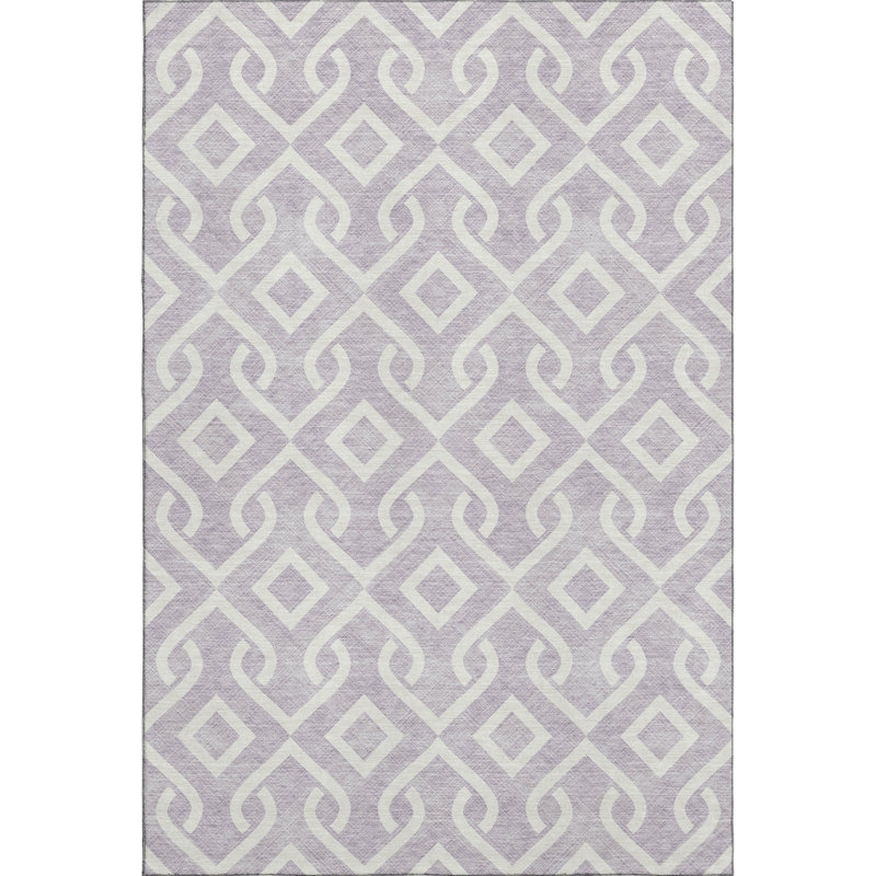 Premium Machine Washable Cerrito Lavender Rug, Rectangle 9' x 12'