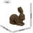 RABBIT 24cm Rust Effect