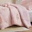 Ensemble de literie en chenille rose de qualité supérieure, réversible floral pour le confort de la maison
