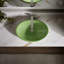 Iron Plains Metal Oval Vessel Bathroom Sink with Overflow-1240137894