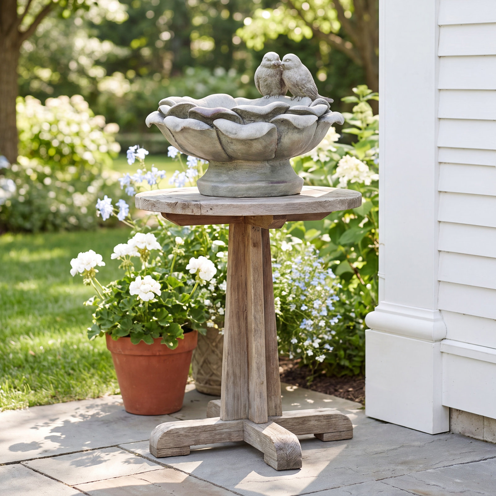 Ephrata Resin Fountain Birdbath