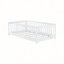 Lit simple en bois d'hévéa avec garde-corps de sécurité pour les chambres compactes et la sécurité des enfants-803660120