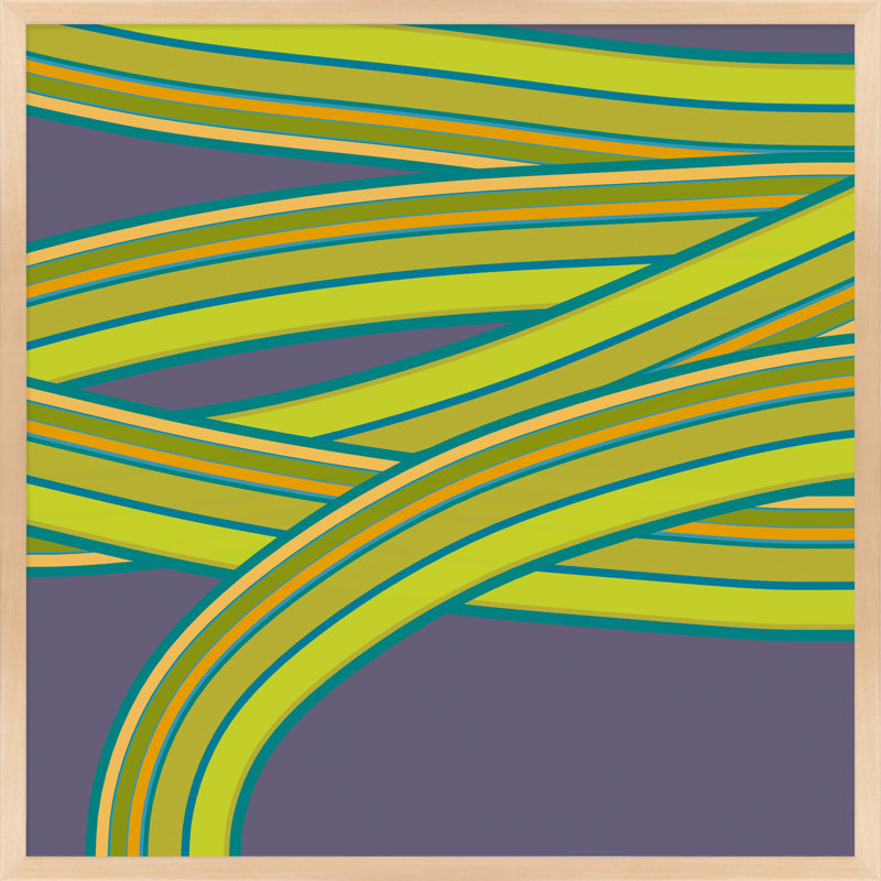 Hemp Twist Print by Jacques Pilon, Maple Wood, 24" H x 24" W x 1.25" D