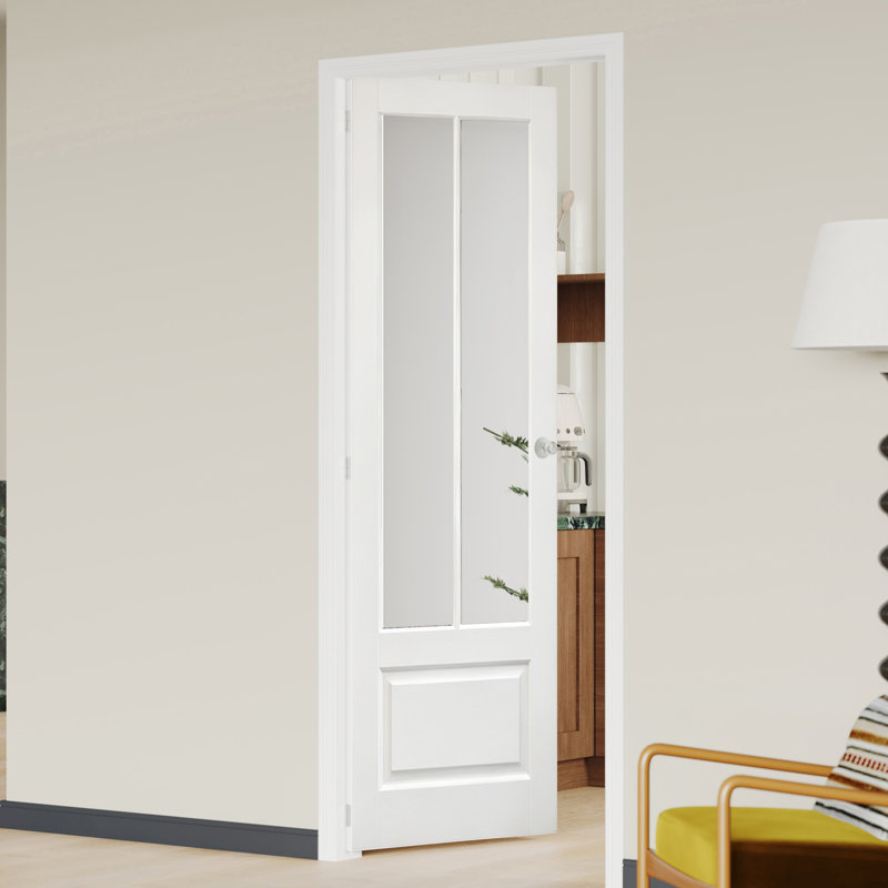 Porte intérieure avec panneau de miroir Prehung, Right