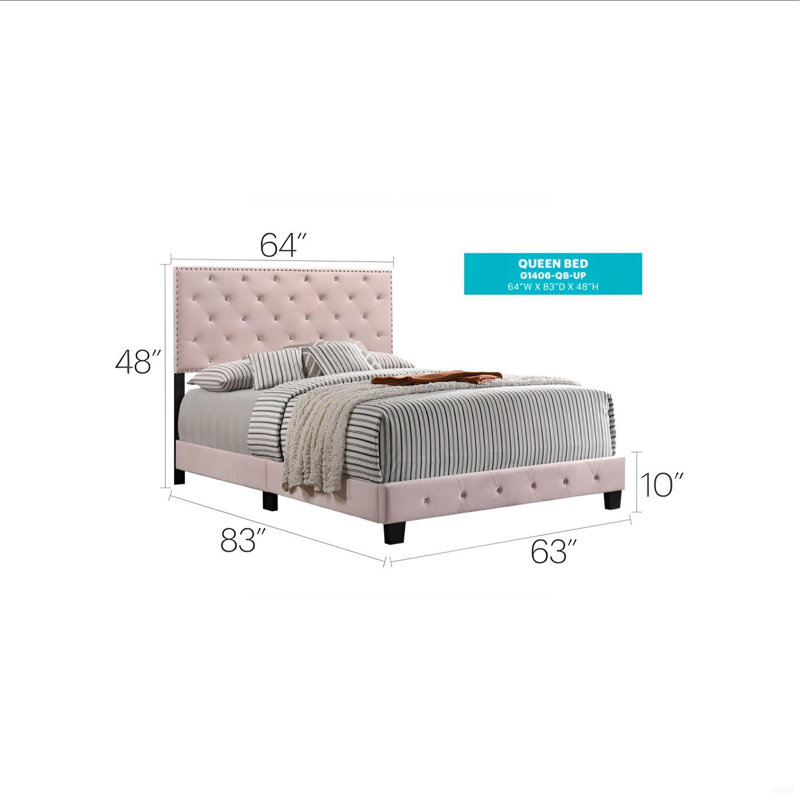 Grand lit transitionnel rose For Style
