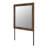 Brown Wood Framed Dresser Mirror