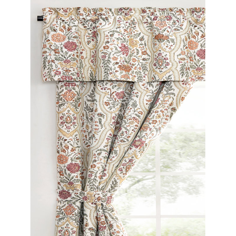 Baroda Floral Window Panel Pair Set