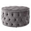 En velours gris - polyvalent pour le sous-sol A et l'accessoire de chambre à coucher