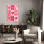Art mural abstrait romantique fantaisiste avec cœur-129023970