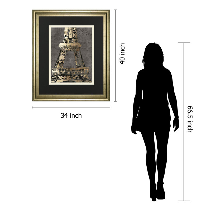 Foundations Wall Art - 34" x 40" - Gold Frame