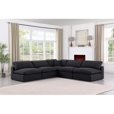 Canapé modulaire 5 pièces rembourré