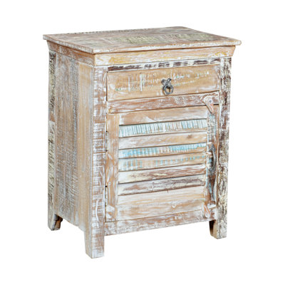 Eggleton 24'' W Solid Wood Nightstand